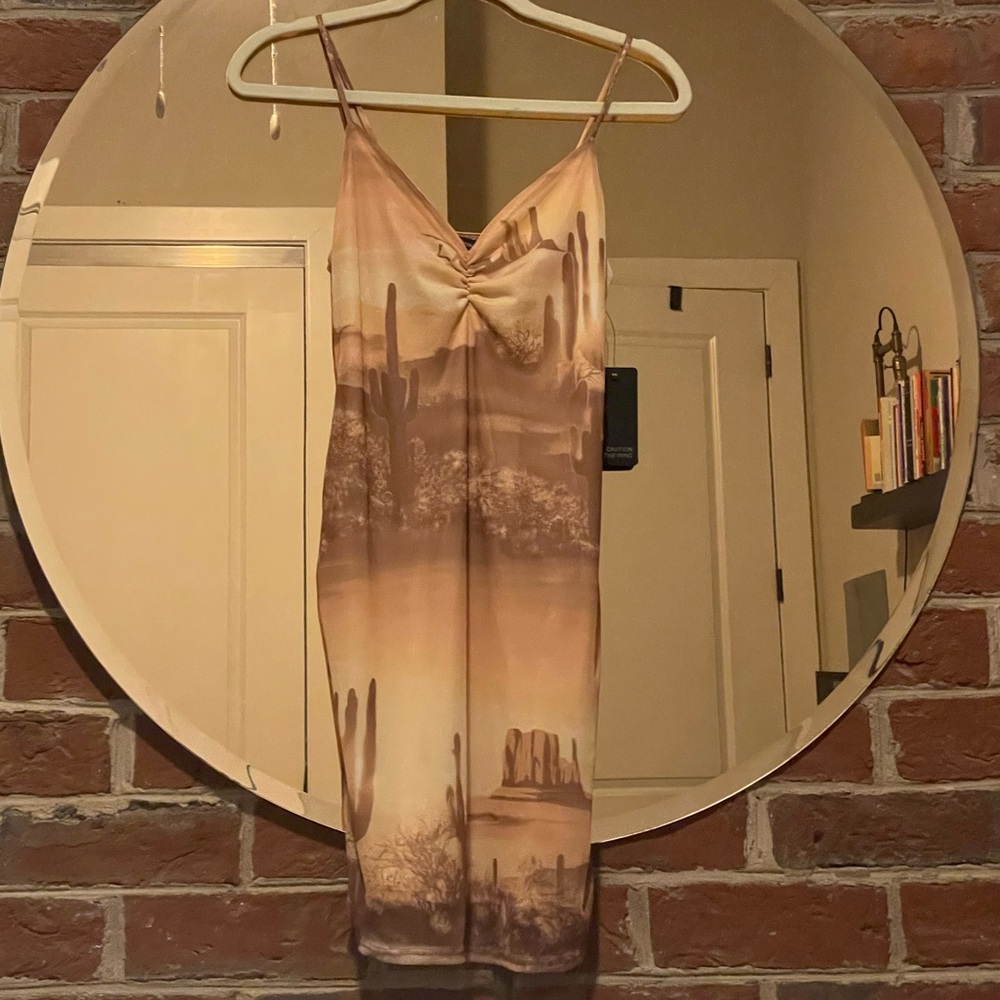 Mini dress with western design